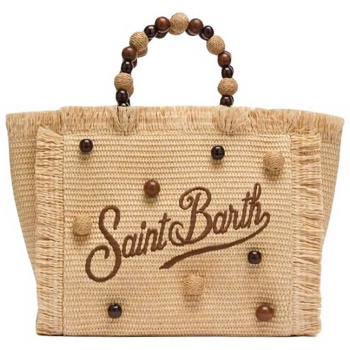 mc2 saint barth γυναικεία τσάντα χειρός `colette straw` 