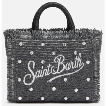 mc2 saint barth γυναικεία τσάντα χειρός με στρας `black