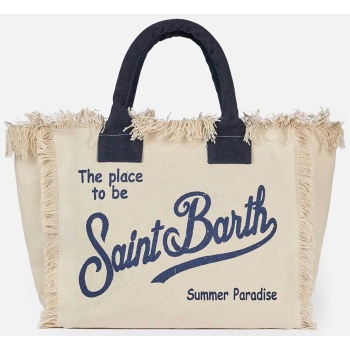 mc2 saint barth γυναικεία τσάντα χειρός με κρόσια `vanity