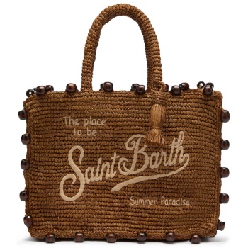 mc2 saint barth γυναικεία τσάντα χειρός με χάντρες `colette