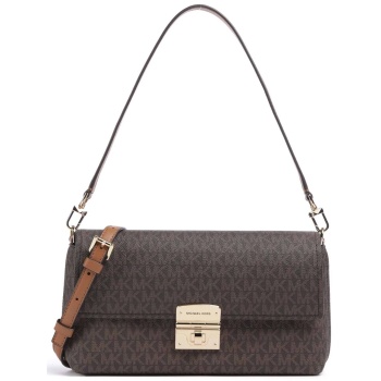 michael kors γυναικεία τσάντα ώμου/crossbody με all-over