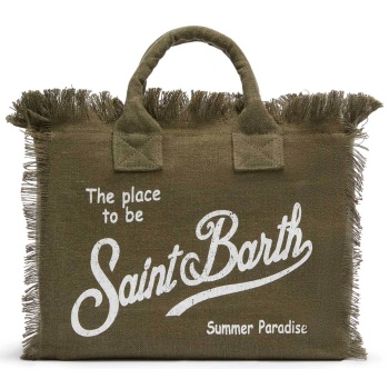 mc2 saint barth γυναικεία τσάντα χειρός με κρόσια `colette