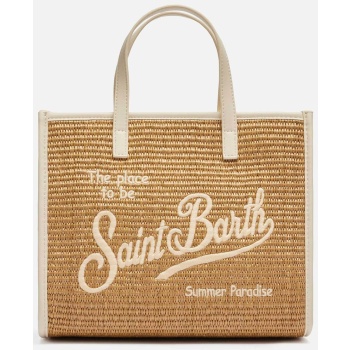 mc2 saint barth γυναικεία τσάντα χειρός `vivian midi straw`
