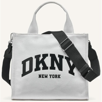 dkny γυναικεία τσάντα χειρός με λογότυπο `handlee` 