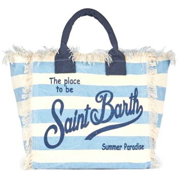 mc2 saint barth γυναικεία τσάντα χειρός `vanity canvas tina