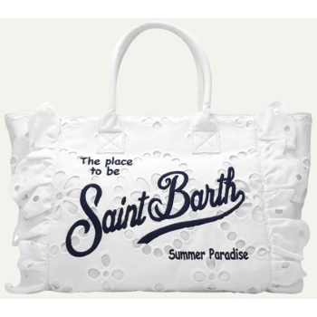 mc2 saint barth γυναικεία τσάντα χειρός με βολάν `colette