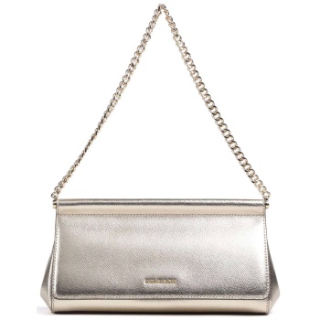 michael kors γυναικεία δερμάτινη τσάντα ώμου `carmine` 
