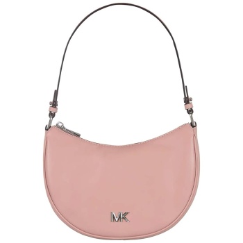 michael kors γυναικεία δερμάτινη τσάντα ώμου με μεταλλικό