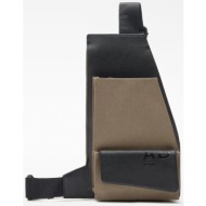 adolfo domínguez ανδρική τσάντα crossbody - 112081611 λαδί