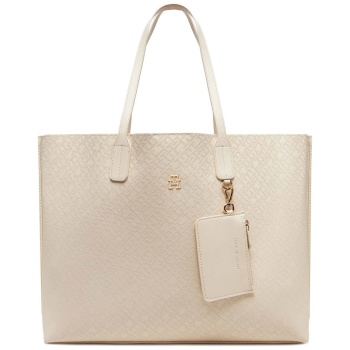 tommy hilfiger γυναικεία τσάντα tote με all-over monogram