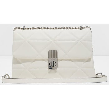 aldo γυναικεία τσαντά ώμου με καπιτονέ σχέδιο `cordida` 