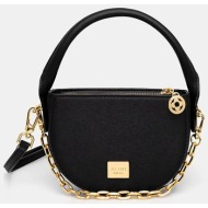 aldo γυναικεία τσάντα ώμου με αλυσίδα `quinnie` - quinnie μαύρο