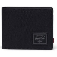 herschel unisex πορτοφόλι μονόχρωμο με contrast logo patch και logo label `roy coin` - 66uacl01392 μ