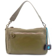 gabs γυναικεία δερμάτινη τσάντα ώμου `lolly` (m) - g011190t2x2740 λαδί