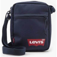 levi`s® ανδρικό mini τσαντάκι crossbody με logo print - 380050124 σκούρο μπλε