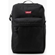 levi`s® ανδρικό σακίδιο πλάτης με logo patch `l-pack standard issue` - 380040282 μαύρο