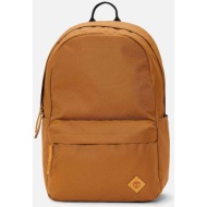 timberland unisex backpack με logo patch 22 l - tb0a61f3eh21 μουσταρδί