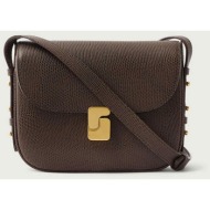 soeur γυναικεία δερμάτινη τσάντα ώμου/crossbody `bellissima mini` - sem0431bellimin λαδί