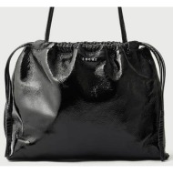soeur γυναικείο δερμάτινο mini bag `suzette` - sem0439suzette μαύρο