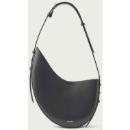 soeur γυναικεία δερμάτινη τσάντα ώμου `wino` - sem1036wino ανθρακί