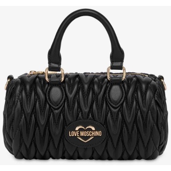 love moschino γυναικεία τσάντα χειρός καπιτονέ 