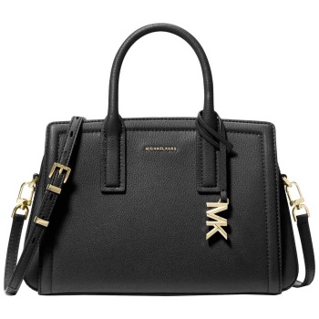 michael kors γυναικεία τσάντα χειρός με μεταλλικό λογότυπο