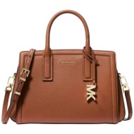 michael kors γυναικεία τσάντα χειρός με μεταλλικό λογότυπο `laila` - 30s5g9is1l ταμπά