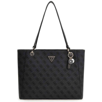 guess γυναικεία τσάντα ώμου με all-over logo print `noelle