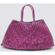 dragon diffusion γυναικεία τσάντα χειρός `santa croce small` - 8893 φούξια