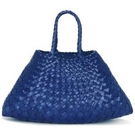 dragon diffusion γυναικεία τσάντα χειρός `santa croce small` - 8893 μπλε