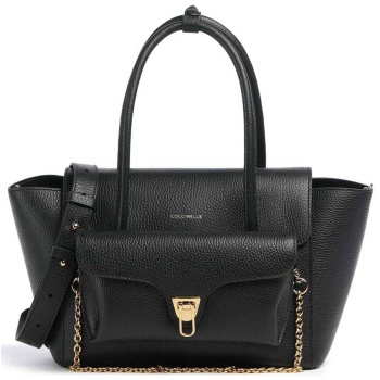 coccinelle γυναικεία τσάντα ώμου `beat` - e1t8a-180201 μαύρο