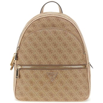 guess γυναικείο σακίδιο πλάτης με all-over logo print