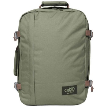 cabin zero unisex backpack μονόχρωμο με θήκη laptop και