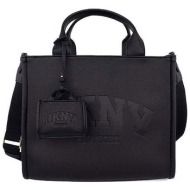 dkny γυναικεία τσάντα χειροός `hadlee` - r53aar57 μαύρο