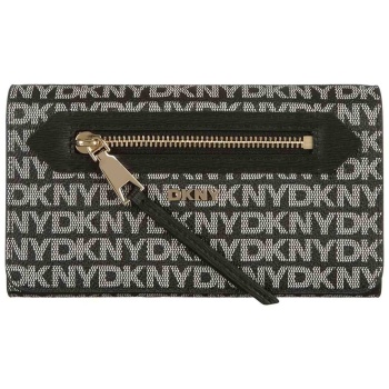 dkny γυναικείο τσαντάκι crossbody με all-over λογότυπο