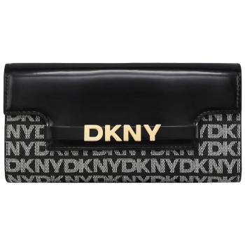 dkny γυναικείο πορτοφόλι με all-over λογότυπο `avril` 