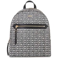 dkny γυναικείο backpack με all-over logo `bryant ave` - r51kyj33 μαύρο