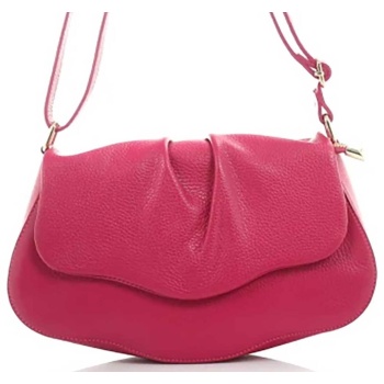 folli follie γυναικεία δερμάτινη τσάντα crossbody