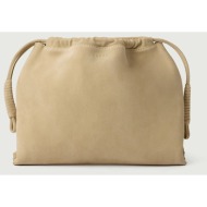 soeur γυναικείο δερμάτινο mini bag `suzette` - sem0958suzette κρέμ