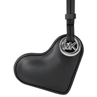 michael kors γυναικείο μπρελόκ για διακόσημη τσάντας `heart` - 32r6sd0k3l μαύρο