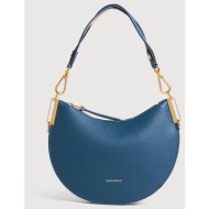 coccinelle γυναικεία τσάντα ώμου `sunup medium` - e1qkf-130301 μπλε