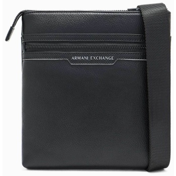 armani exchange ανδρικό τσαντάκι crossbody με λογότυπο 