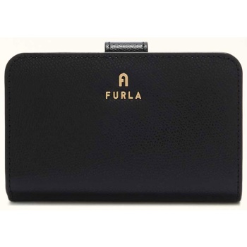 furla γυναικείο δερμάτινο πορτοφόλι μονόχρωμο `camelia