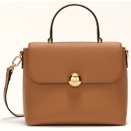 furla γυναικεία τσάντα χειρός/crossbody `moonlight top handle s` - wb01882-bx3036 ταμπά