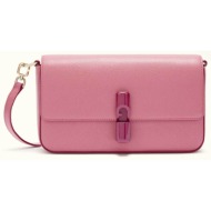 furla γυναικεία τσάντα crossbody `iride s` - wb01826-are000 ροζ pastel