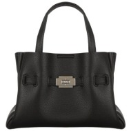 dkny γυναικεία τσάντα χειρός μονόχρωμη `bryar` - r52dak44 μαύρο