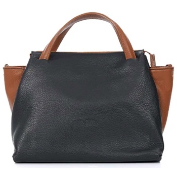 folli follie γυναικεία δερμάτινη τσάντα χειρός