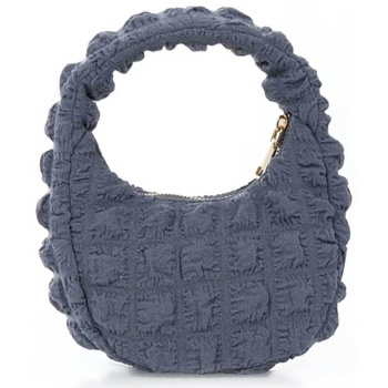 folli follie γυναικεία τσάντα καπιτονέ hobo `hype me up` 