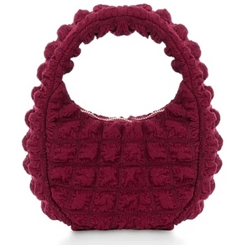 folli follie γυναικεία τσάντα καπιτονέ hobo `hype me up` 