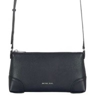 michael kors γυναικεία τσάντα crossbody με μεταλλικό λογότυπο - 32r6s1wc1v σκούρο μπλε